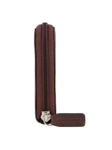 mano Donna Aurona Geldbörse RFID Leder 19 cm dunkelbraun