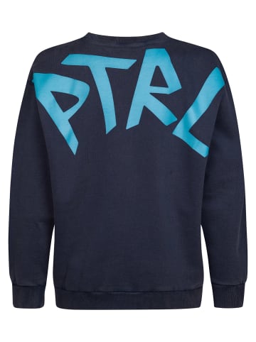 Petrol Industries Sweatshirt mit Print steelbrook in Blau