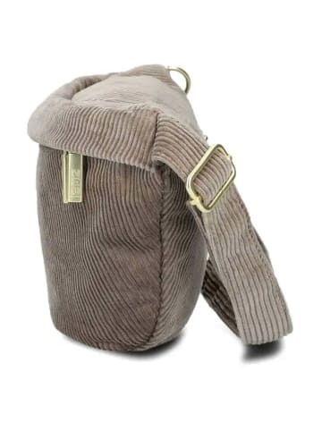 Zwei Mademoiselle MH80 - Gürteltasche 40 cm (leo) in cord-mocca