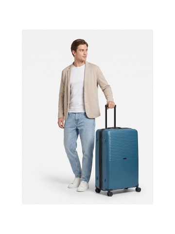 Pack Easy Jet 4 Rollen Trolley L 75 cm mit Dehnfalte petrol