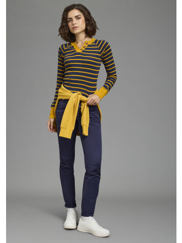 Kangaroos Langarmshirt in marine-senf