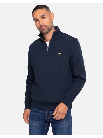 Threadbare Langarmshirt Patrick in Navy Melange