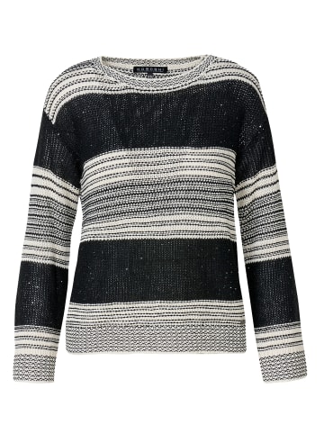 KOROSHI Strickpullover. in SCHWARZ