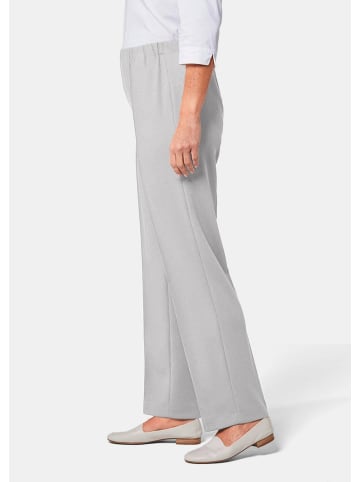 GOLDNER Trageangenehme Rippenhose in silbergrau