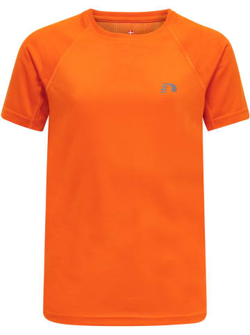 Newline Newline T-Shirt Kids Core Laufen Kinder Atmungsaktiv in ORANGE TIGER