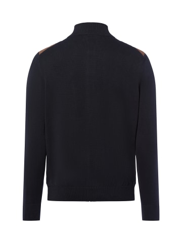 Bugatti Strickjacke in marine braun - 0001