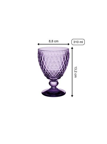 Villeroy & Boch 4er Set Rotweingläser Boston Coloured 310 ml in Lavender