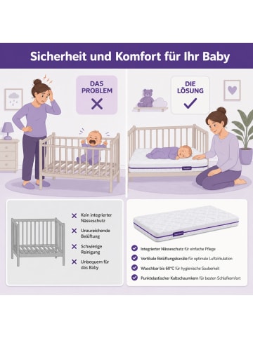Träumeland Babymatratze Brise Exklusiv