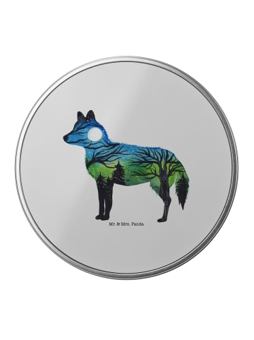 Mr. & Mrs. Panda Aufbewahrungsbox Fuchs Landschaft mit Spruch in Bunt