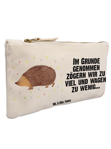 Mr. & Mrs. Panda Stiftemäppchen Igel Herzen mit Spruch in Weiß