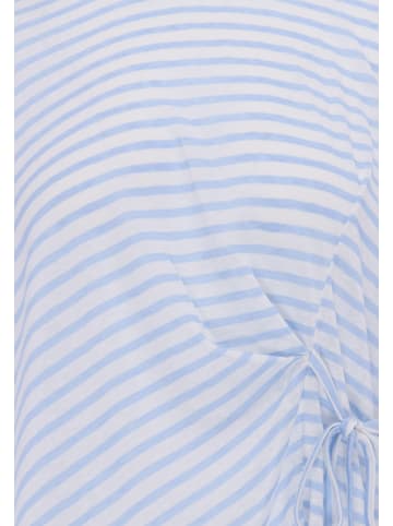 mozzaar Women Longsleeve in OFFWHITE LIGHT BLUE