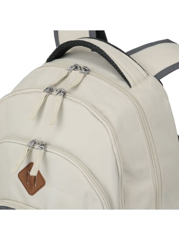 travelite Basics Daypack 45 cm Laptopfach in nature-anthracite