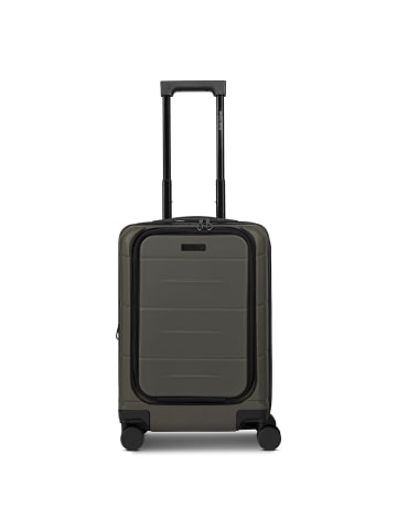Police London 4 Rollen Kabinentrolley 55 cm Laptopfach mit Dehnfalte in cool olive