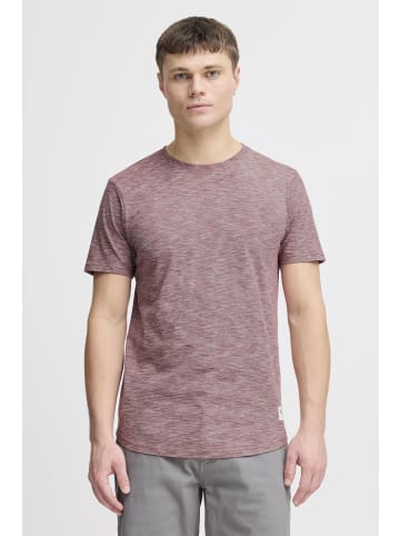 !SOLID Rundhalsshirt SDFigos 21102415ME Kurzarmshirt mit Melierung in Rot