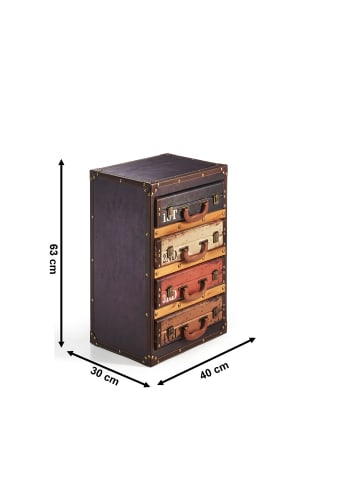 kobolo Kommode RETRO4 in Braun