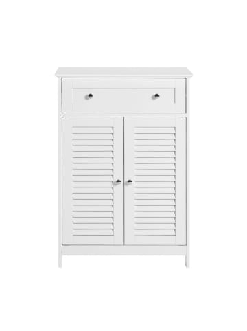 SoBuy Badezimmerschrank in Mattweiß - (W) 35 x (H) 87 x (L) 60 cm