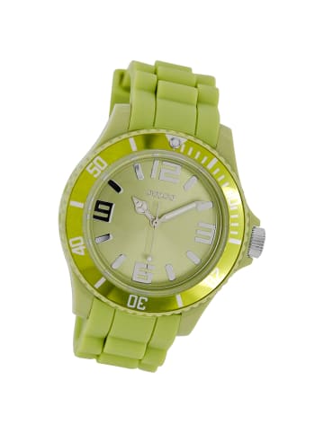 Oozoo Analog-Armbanduhr Oozoo Timepieces grün groß (ca. 43mm)