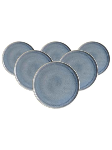 Ritzenhoff & Breker 6er Set Dessertteller Skagen Stone ø 21,5 cm in grau