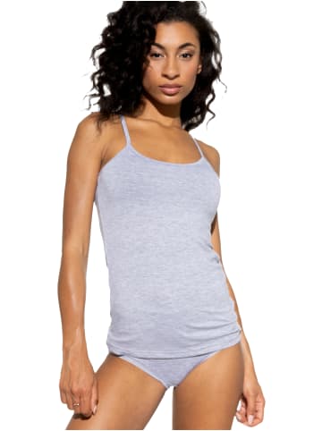 Yenita® Spaghetti Top (2er Set) Modern-Collection in grau