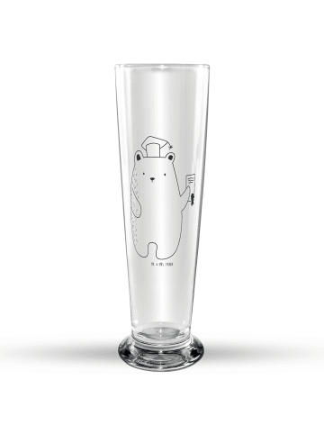 Mr. & Mrs. Panda Glasbecher Bär Prüfung ohne Spruch in Transparent