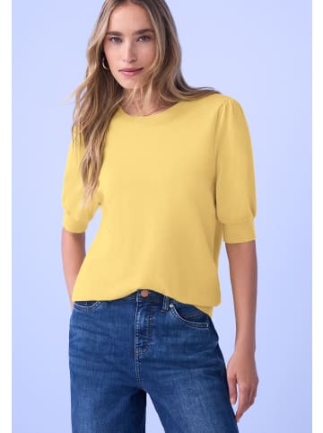 Street One Bluse LTD_QR short sleeve in Bloom Yellow