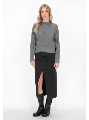 DreiMaster Vintage Women Cardigan in grey melange