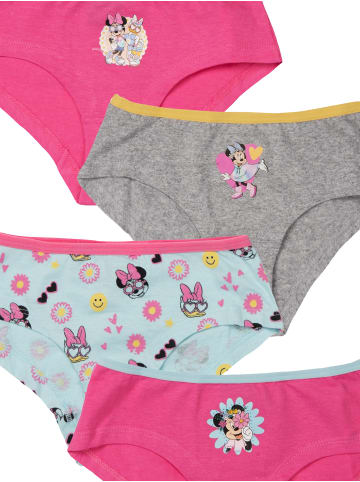 Disney 4er Pack Disney Minnie Mouse Panty in Mehrfarbig