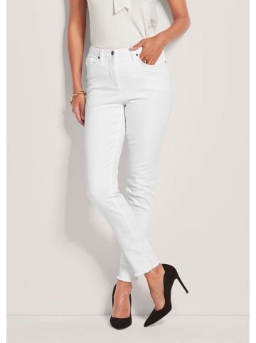 MADELEINE Schmale Jeans im Five-Pocket-Style in wollweiß