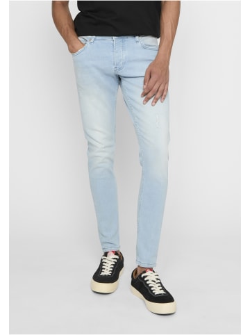 2Y Premium 2Y Premium Herren 2Y Destroyed Skinny Fit Jeans in blue