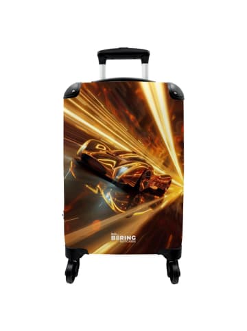 NoBoringSuitCases Suitcase, Handgepäck, Koffer, Reisekoffer Sportwagen gold
