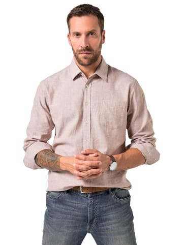 JP1880 Hemd in tabakbraun