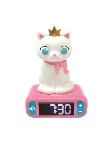 LEXIBOOK® Katze 3D-Nachtlicht-Wecker mit Soundeffekten