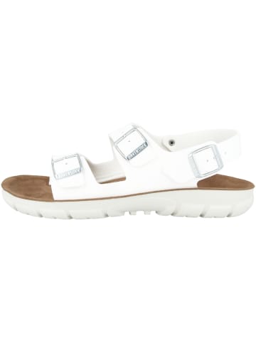 Birkenstock Sandale Kano Birko-Flor Weichbettung schmal in weiss