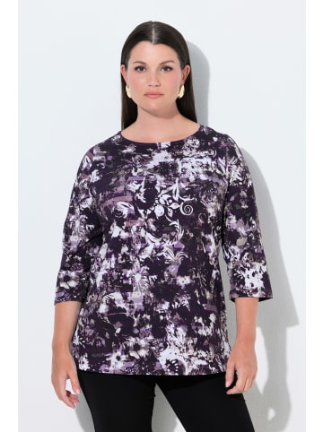 Ulla Popken Shirt in dunkle pflaume