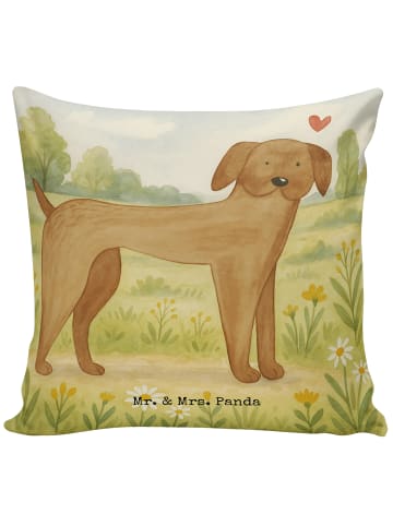 Mr. & Mrs. Panda Sofakissen Hund Dogge Design ohne Spruch in Weiß