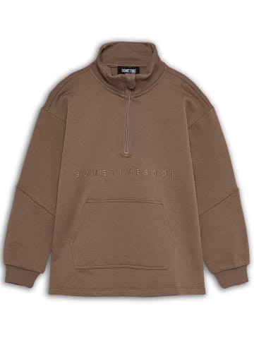 Sometime Soon Sometime Soon Halbreißverschluss Sweatshirt Stsjonas Kinder in FOSSIL