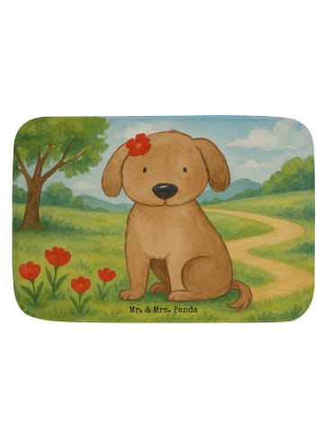 Mr. & Mrs. Panda Duschvorleger Hund Dame Design ohne Spruch in Weiß