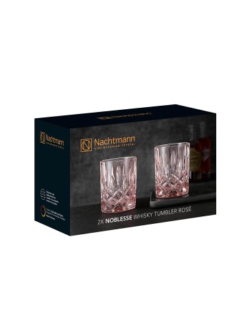 Nachtmann 4er Set Whiskybecher Noblesse Fresh 295 ml in rosé