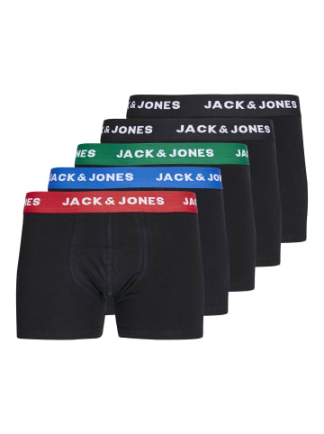 JACK & JONES Junior 5er-Pack Trunks in Electric Blue Lemonade