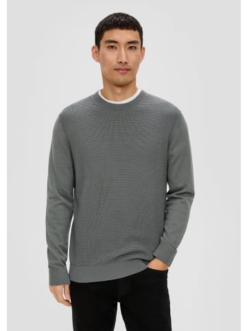 s.Oliver Strickpullover in 9467_grau meliert