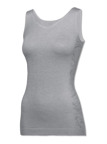 Schiesser Tanktop Top in silbergrau-mel.