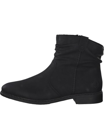 rieker Stiefeletten in schwarz/schwarz