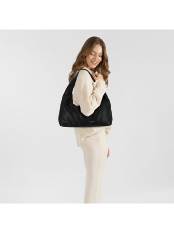 LIEBESKIND BERLIN Bo Schultertasche Leder 45 cm in black