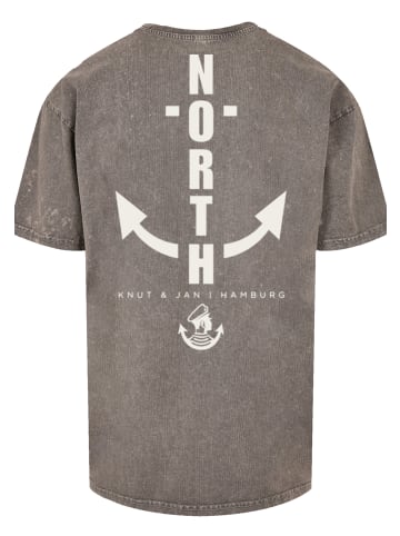 F4NT4STIC Oversize T-Shirt North Anchor in Asphalt