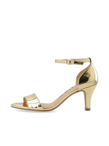 Bianco Sandalen mit breiten Riemen in Gold