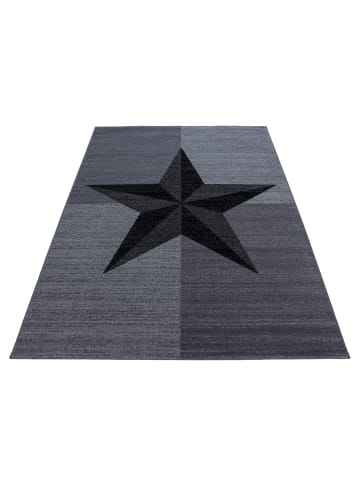 KADIMA DESIGN Teppich Kurzflor Sterne-Muster Polypropylen Wohnzimmer