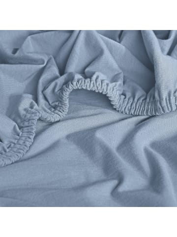 Erwin Müller Interlock-Jersey Spannbettlaken Memmingen in hellblau