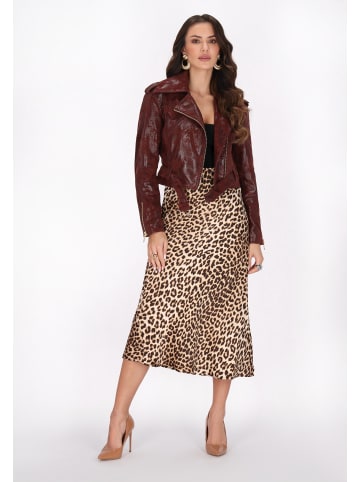 faina Women Jacket in burgundy