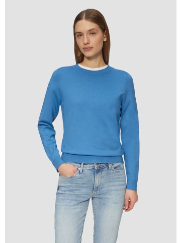s.Oliver Strickpullover langarm in Blau
