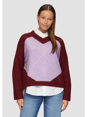 s.Oliver Strickpullover langarm in Lila